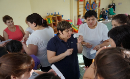 «Весёлые старты» среди сотрудников детского сада №51 «Улыбка»